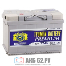  Tyumen Battery 77 (670A) PREMIUM