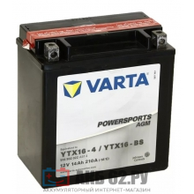 VARTA 14Ah AGM POWERSPORTS YTX16-4 YTX16-BX